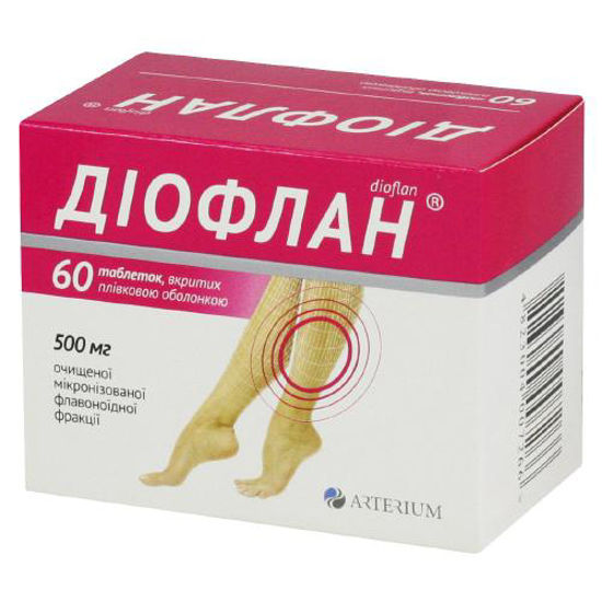 Діофлан таблетки 500 мг №60